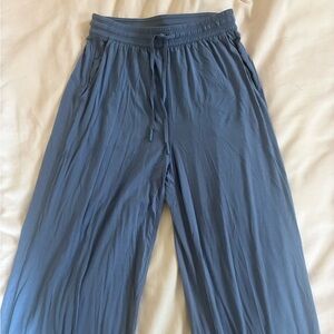 lululemon athletica Wide Leg Pants — Slate Blue